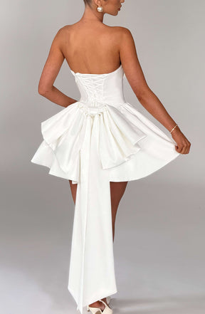 Trinity Mini Dress - Ivory Ryvelle