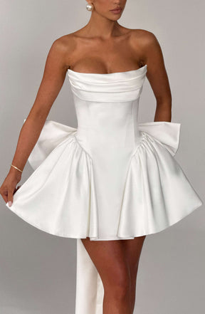 Trinity Mini Dress - Ivory Ryvelle