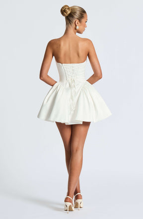 Trinity Mini Dress - Ivory Ryvelle