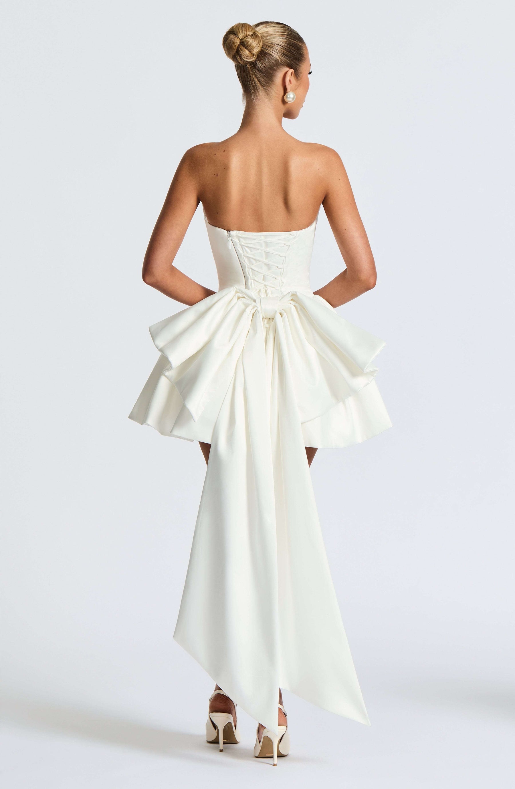 Trinity Mini Dress - Ivory Ryvelle