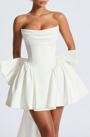 Trinity Mini Dress - Ivory Ryvelle