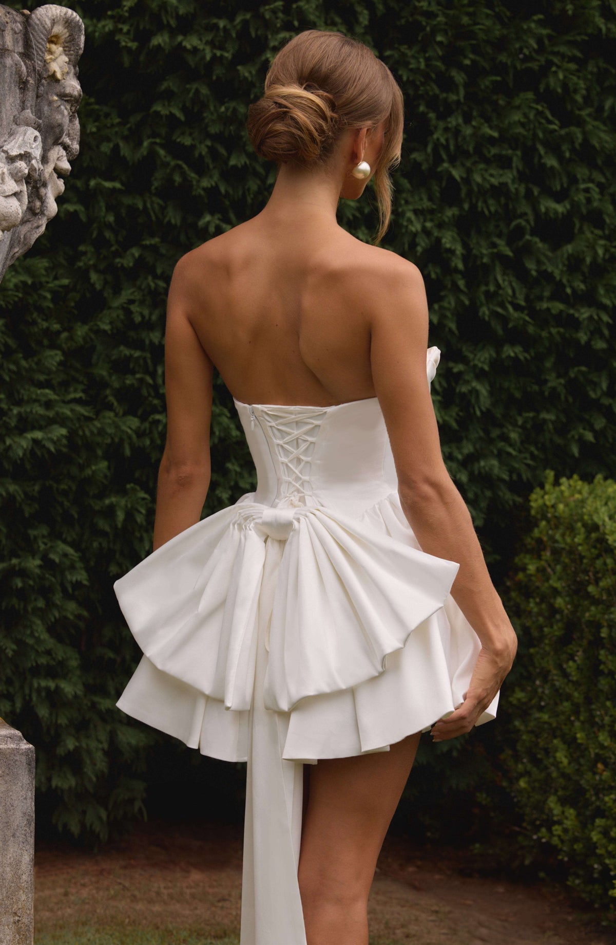 Trinity Mini Dress - Ivory Ryvelle