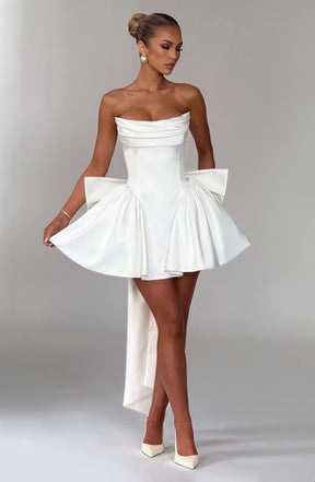 Trinity Mini Dress - Ivory Ryvelle