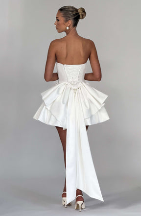 Trinity Mini Dress - Ivory Ryvelle