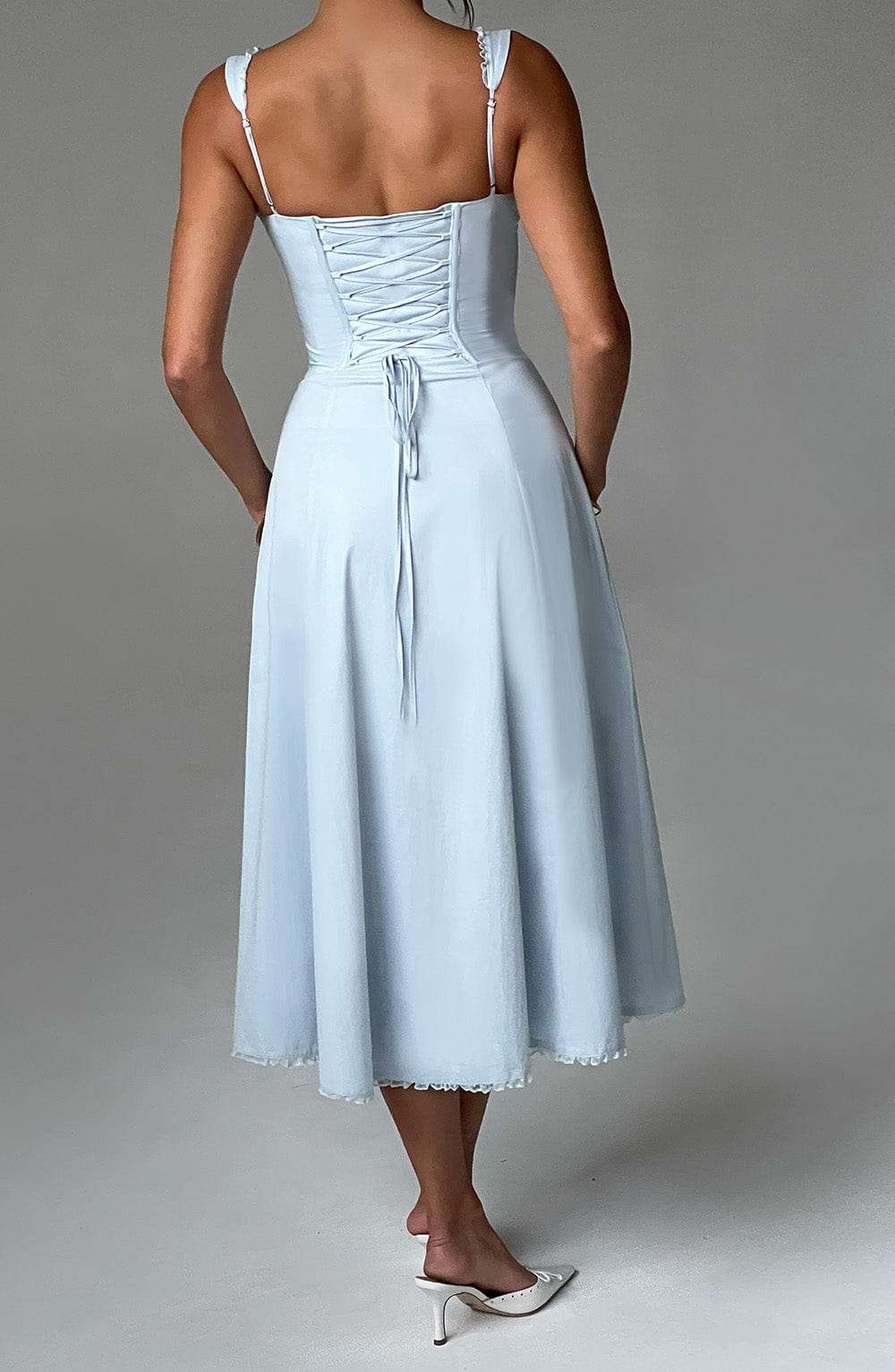 Ulrika Midi Dress - Blue Ryvelle