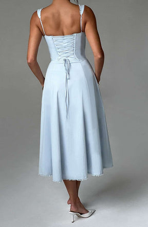 Ulrika Midi Dress - Blue Ryvelle