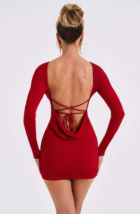 Una Mini Dress - Red Ryvelle