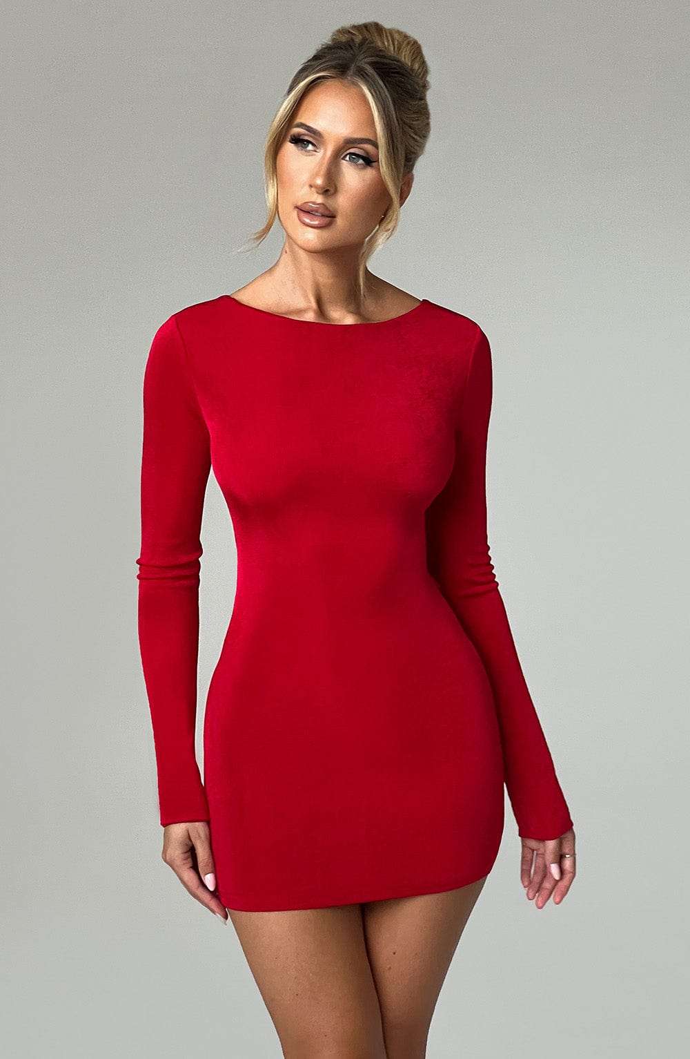 Una Mini Dress - Red Ryvelle