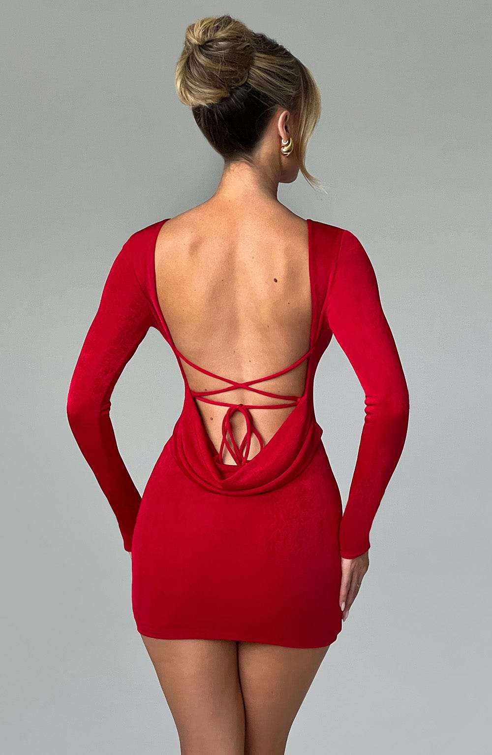 Una Mini Dress - Red Ryvelle