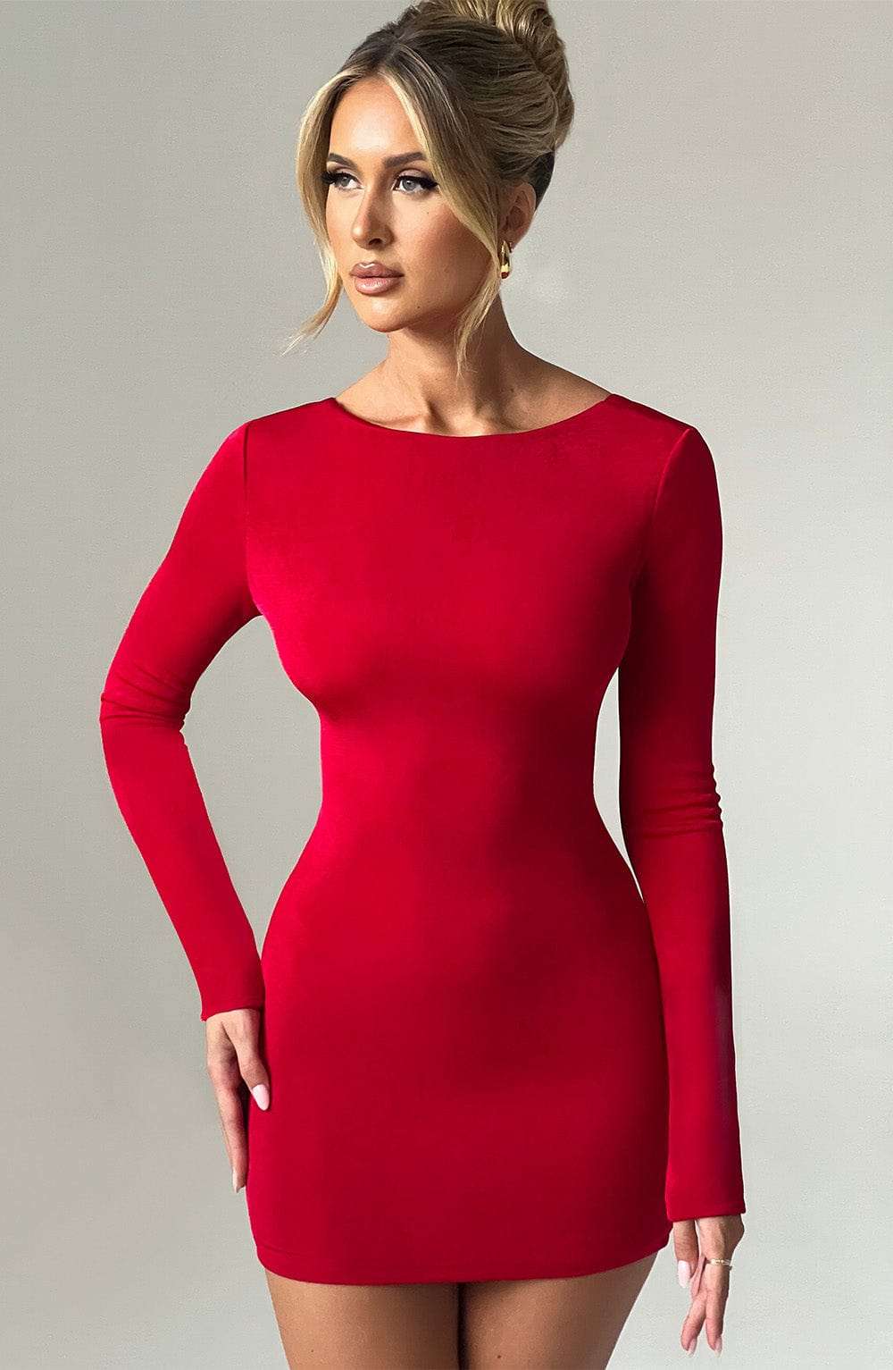 Una Mini Dress - Red Ryvelle