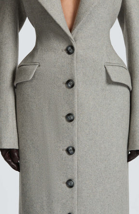 Ursula Coat - Light Grey Ryvelle