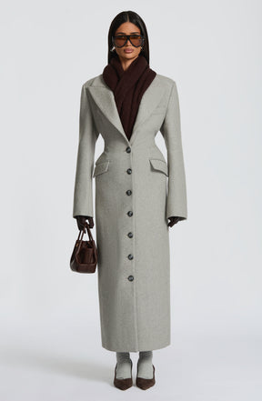 Ursula Coat - Light Grey Ryvelle