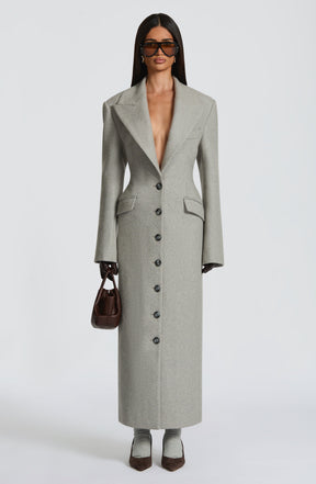 Ursula Coat - Light Grey Ryvelle