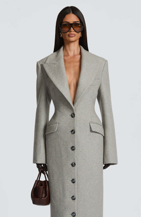 Ursula Coat - Light Grey Ryvelle