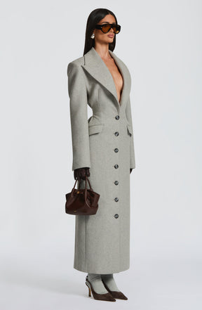 Ursula Coat - Light Grey Ryvelle