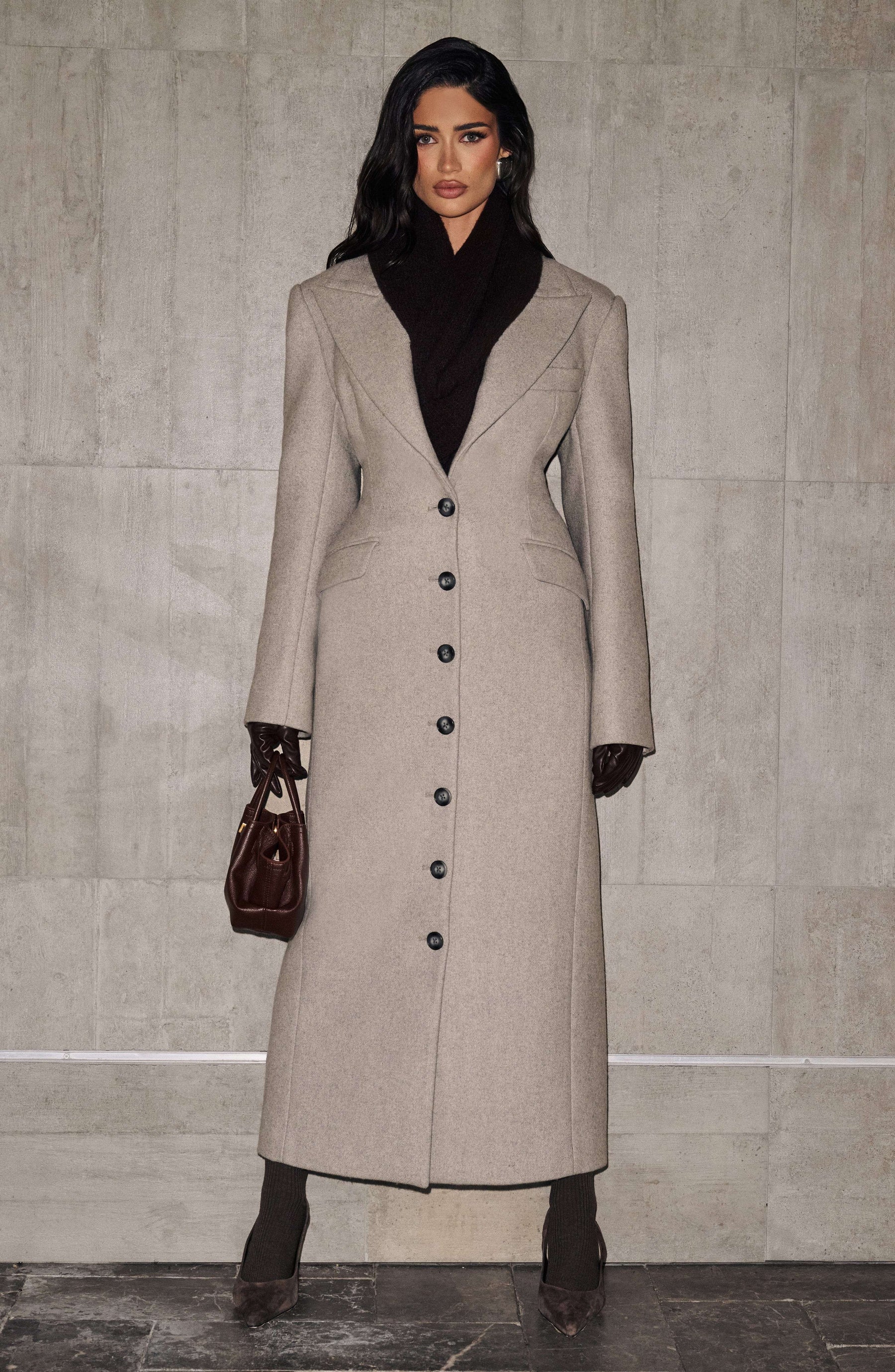 Ursula Coat - Light Grey Ryvelle
