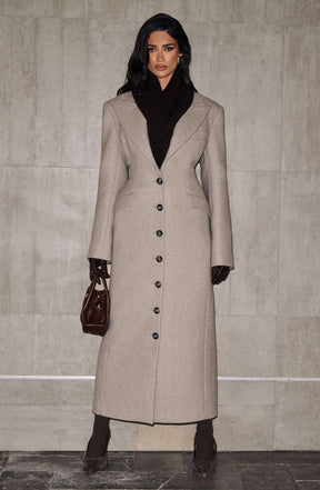 Ursula Coat - Light Grey Ryvelle