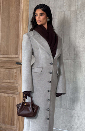 Ursula Coat - Light Grey Ryvelle