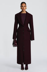 Ursula Coat - Plum Ryvelle