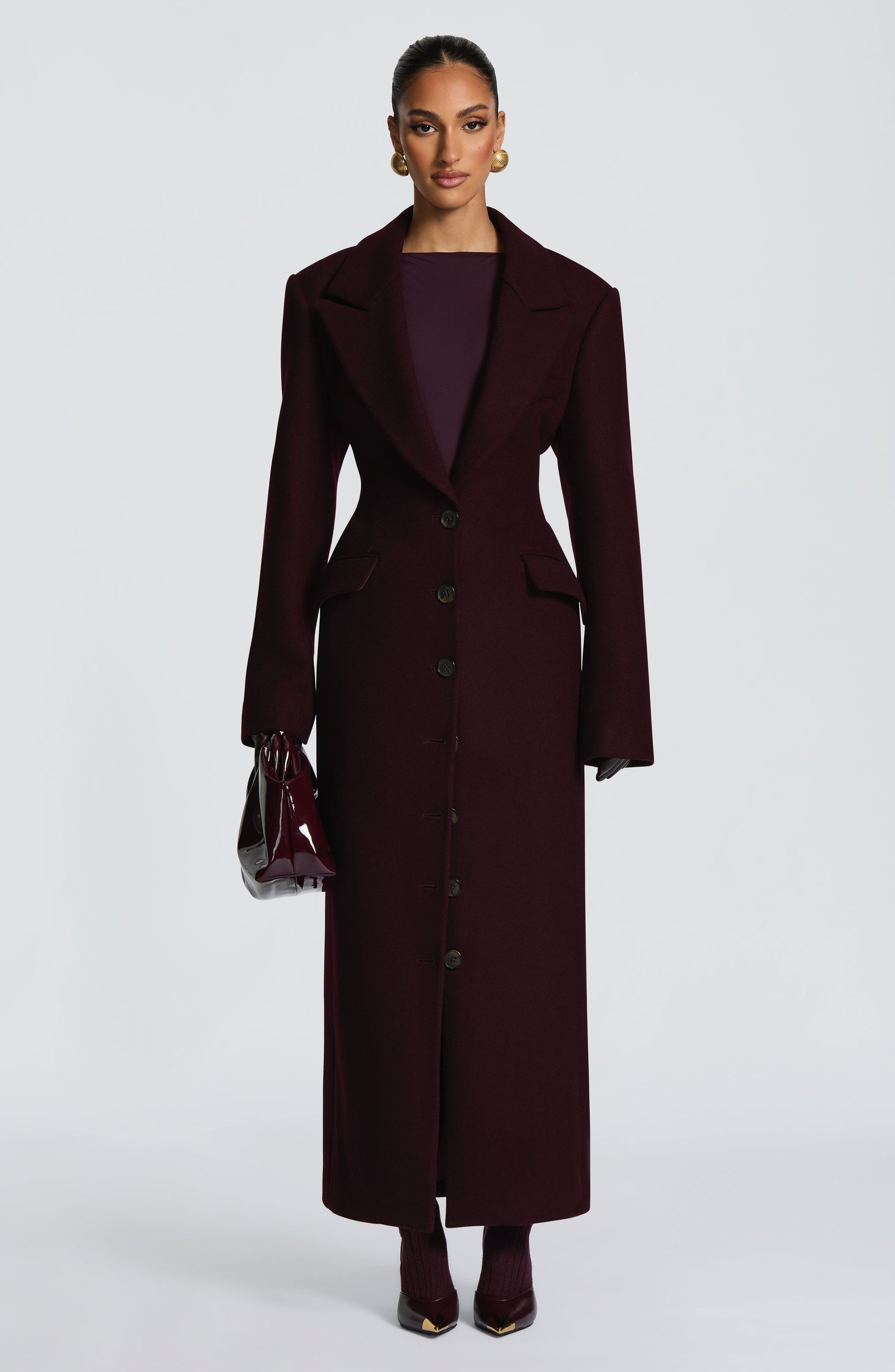 Ursula Coat - Plum Ryvelle