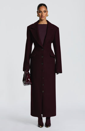 Ursula Coat - Plum Ryvelle