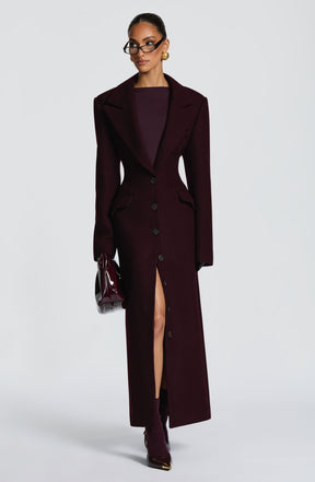 Ursula Coat - Plum Ryvelle