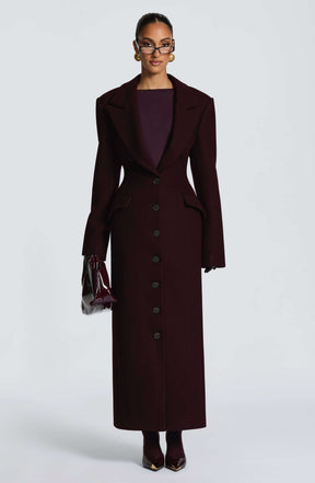 Ursula Coat - Plum Ryvelle