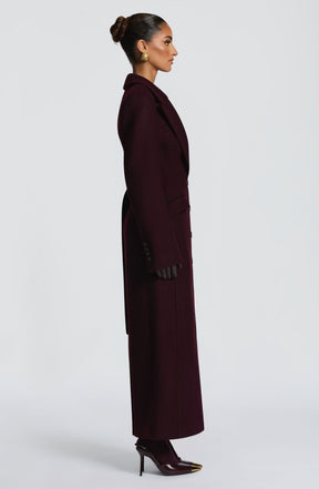 Ursula Coat - Plum Ryvelle