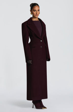 Ursula Coat - Plum Ryvelle