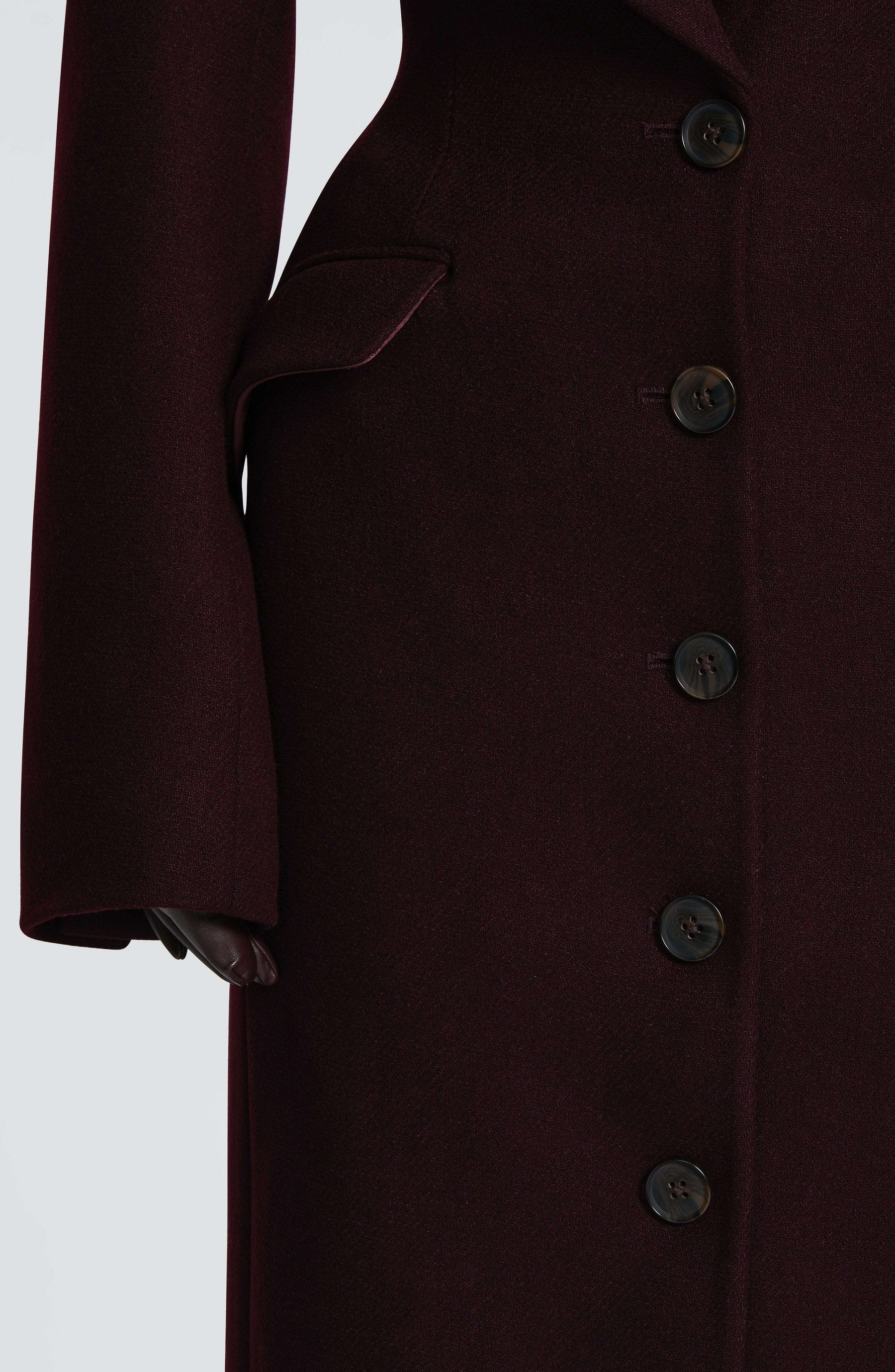 Ursula Coat - Plum Ryvelle