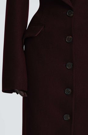 Ursula Coat - Plum Ryvelle