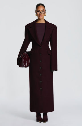 Ursula Coat - Plum Ryvelle
