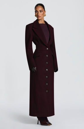 Ursula Coat - Plum Ryvelle