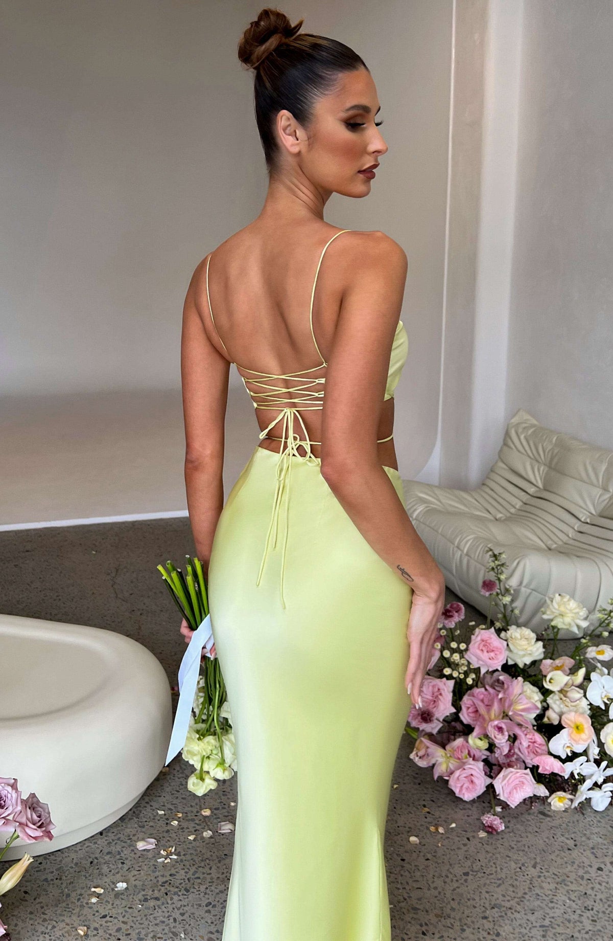 Valeria Top - Lime Ryvelle