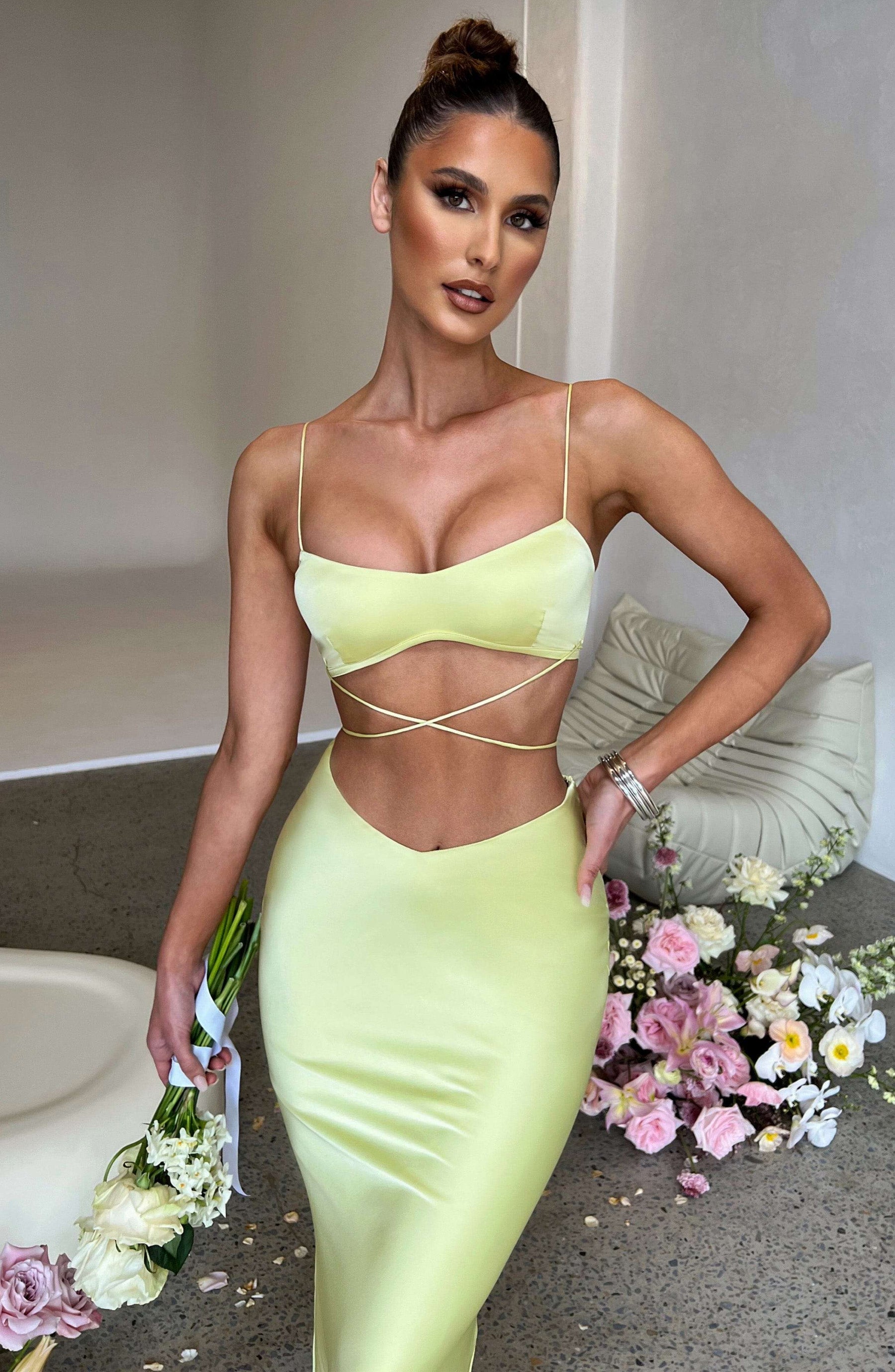 Valeria Top - Lime Ryvelle