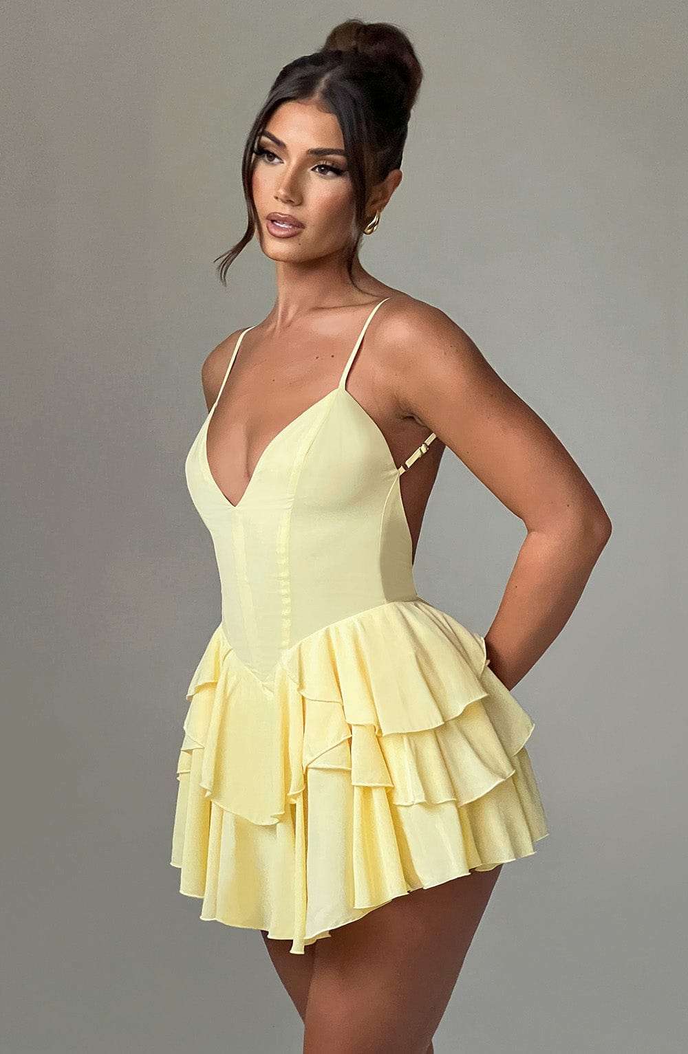 Veena Playsuit - Lemon Ryvelle