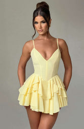 Veena Playsuit - Lemon Ryvelle