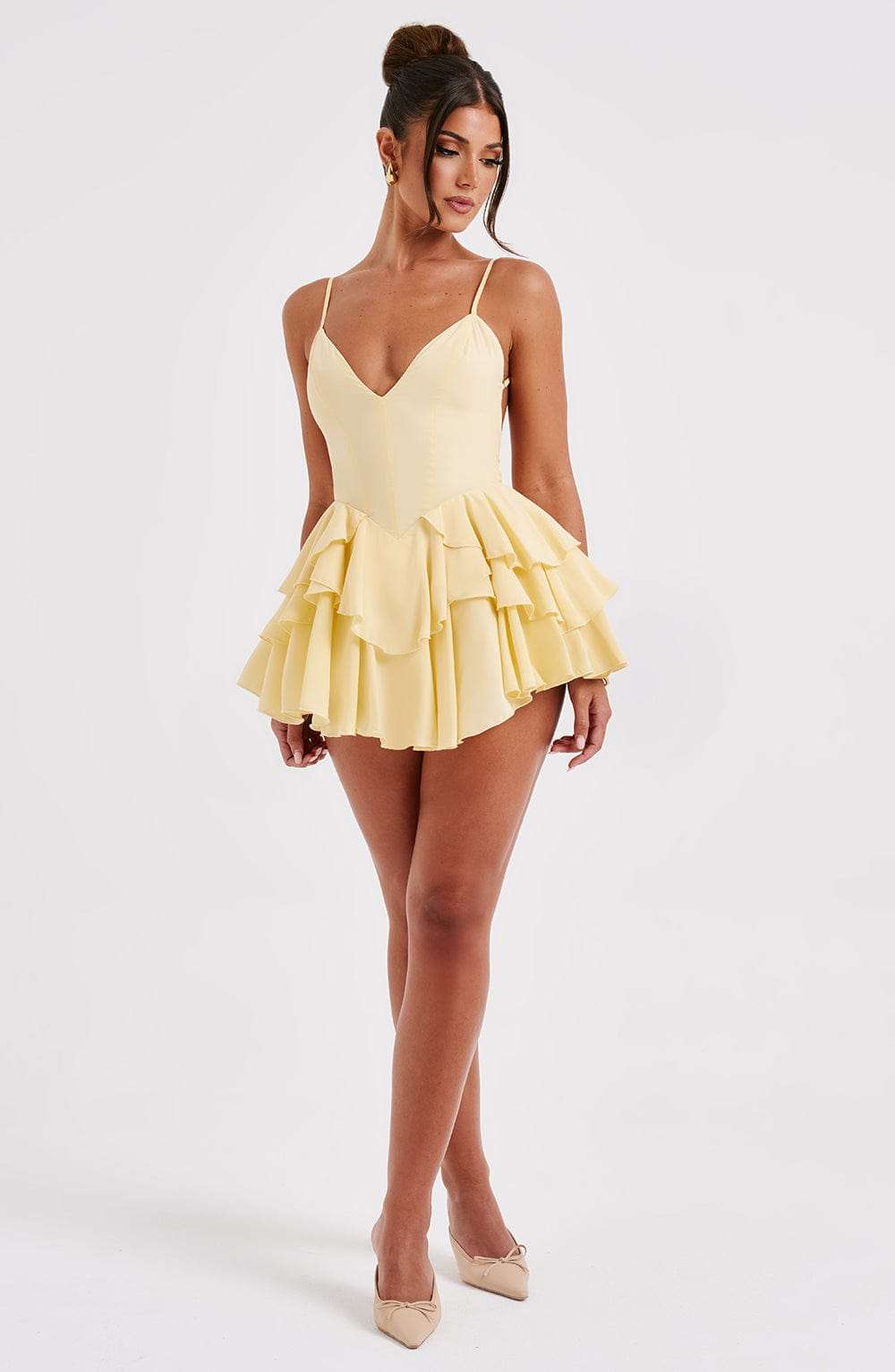 Veena Playsuit - Lemon Ryvelle