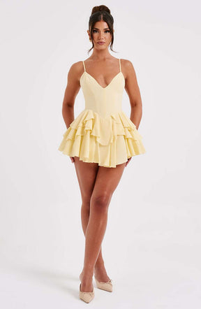 Veena Playsuit - Lemon Ryvelle