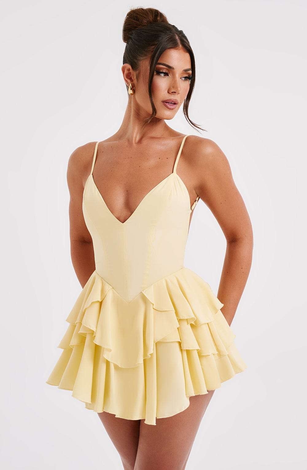Veena Playsuit - Lemon Ryvelle