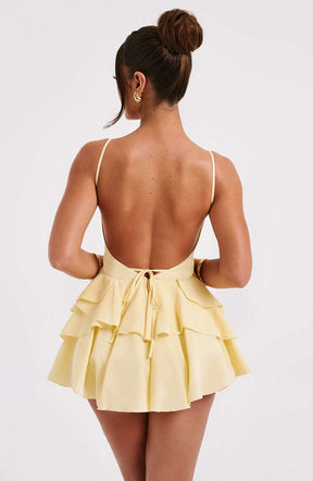 Veena Playsuit - Lemon Ryvelle