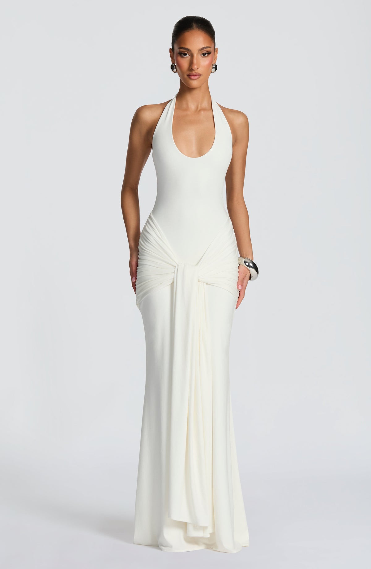 Veneda Maxi Dress - Ivory Ryvelle