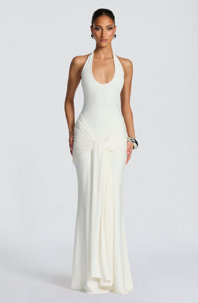 Veneda Maxi Dress - Ivory Ryvelle