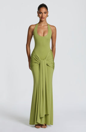Veneda Maxi Dress - Olive Ryvelle