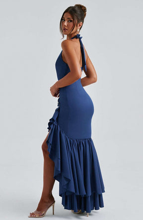 Veronique Maxi Dress - Navy Ryvelle