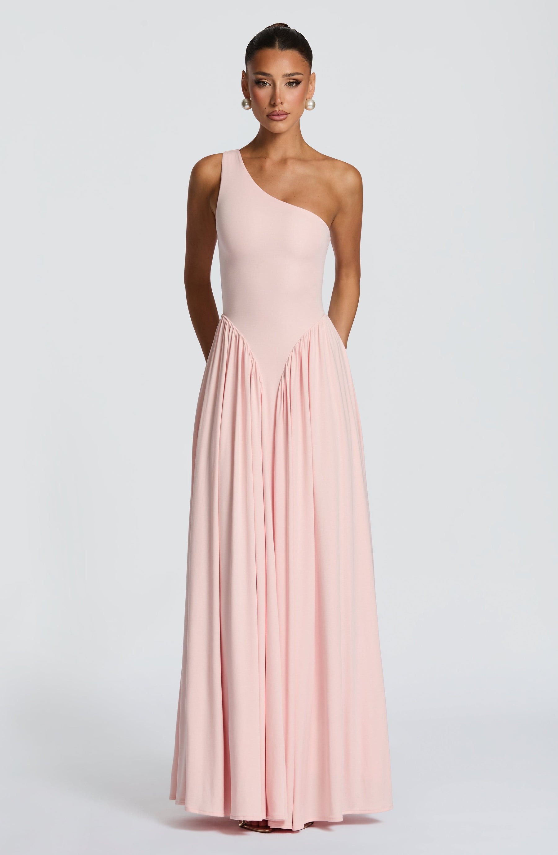 Vespera Maxi Dress - Soft Blush Ryvelle