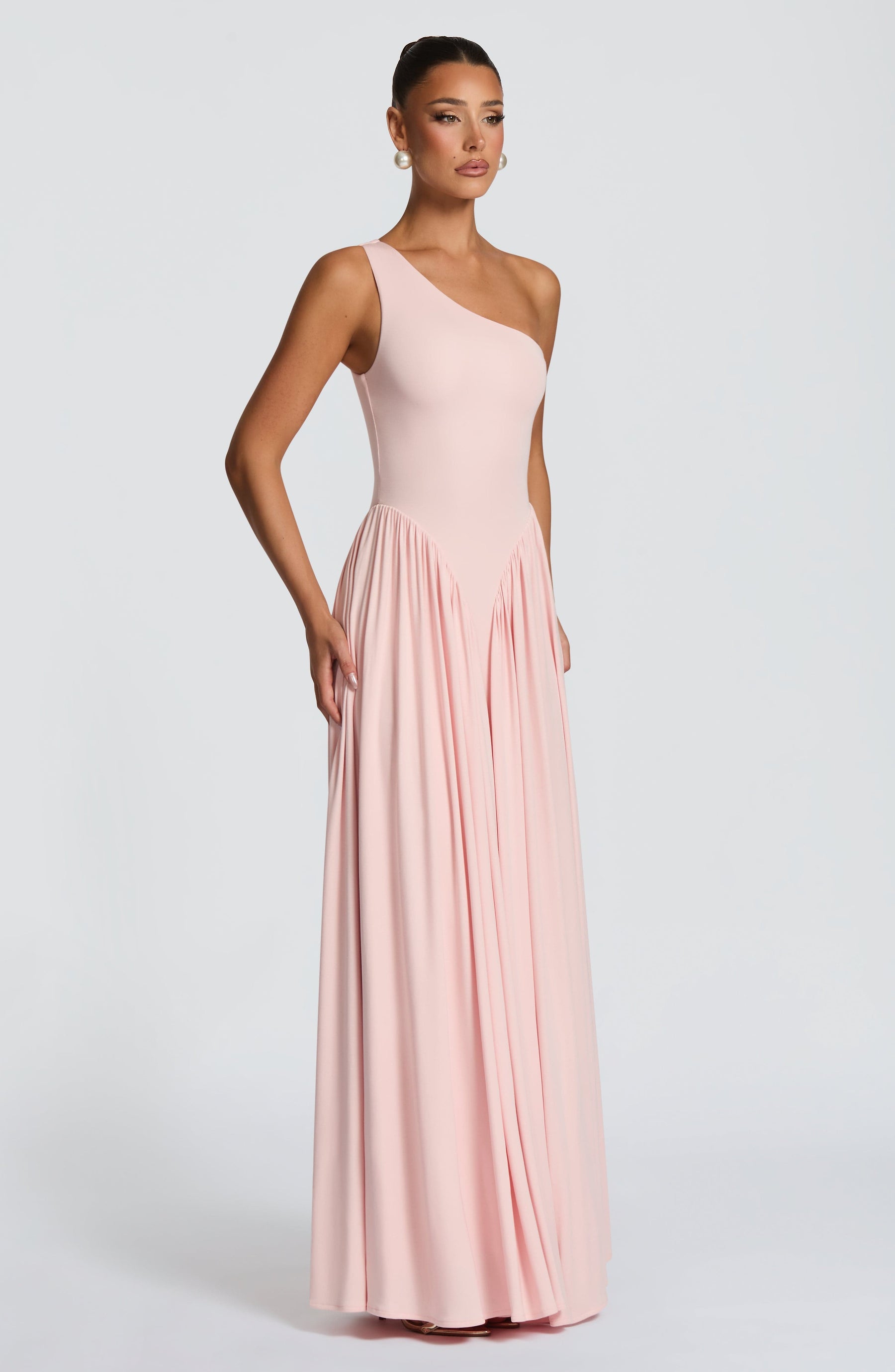 Vespera Maxi Dress - Soft Blush Ryvelle