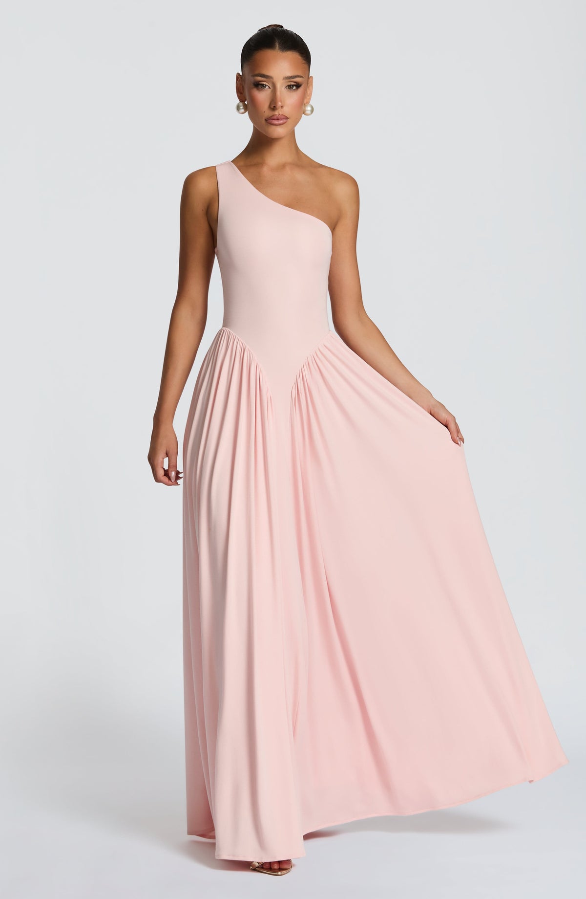 Vespera Maxi Dress - Soft Blush Ryvelle