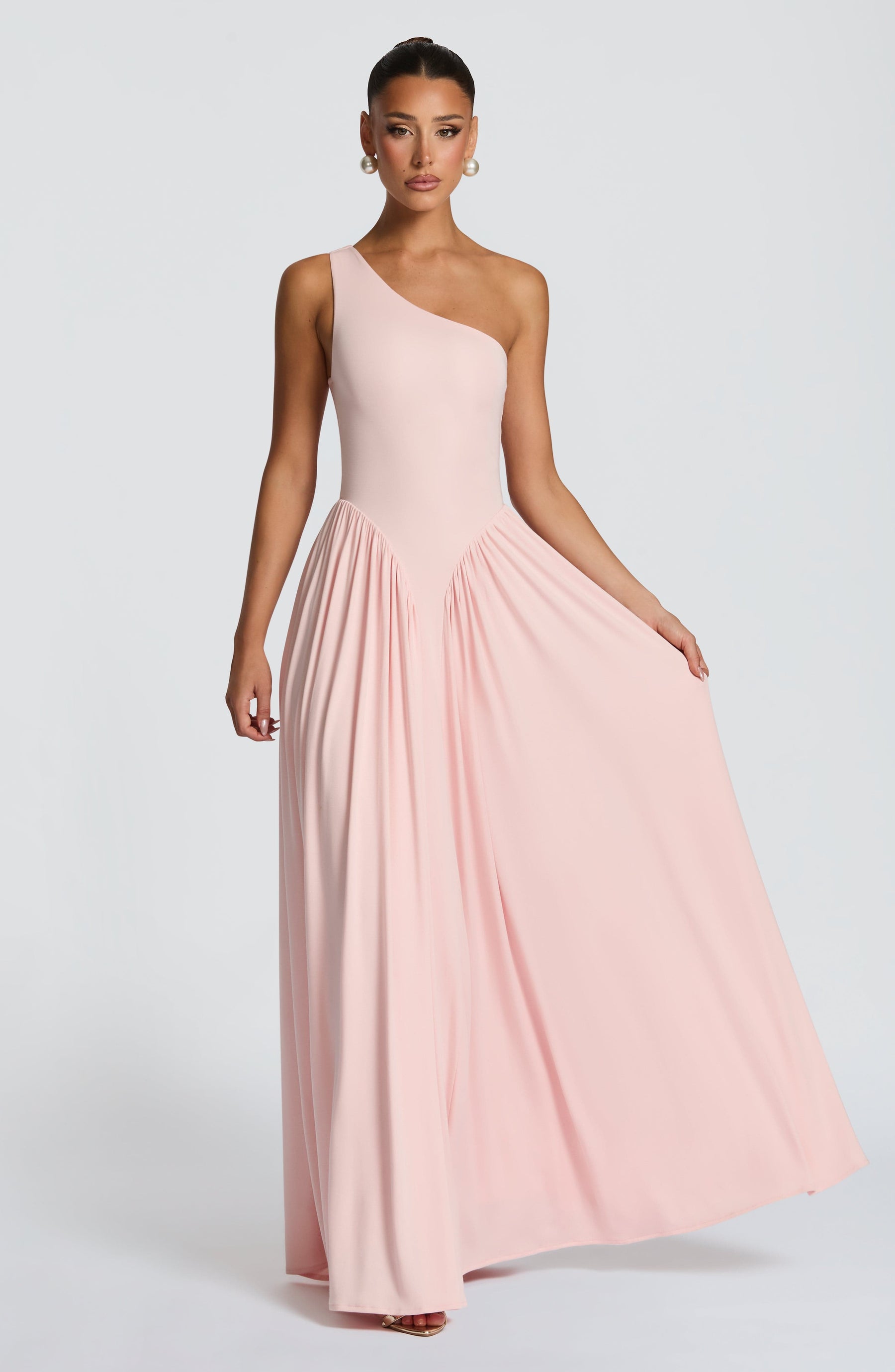 Vespera Maxi Dress - Soft Blush Ryvelle