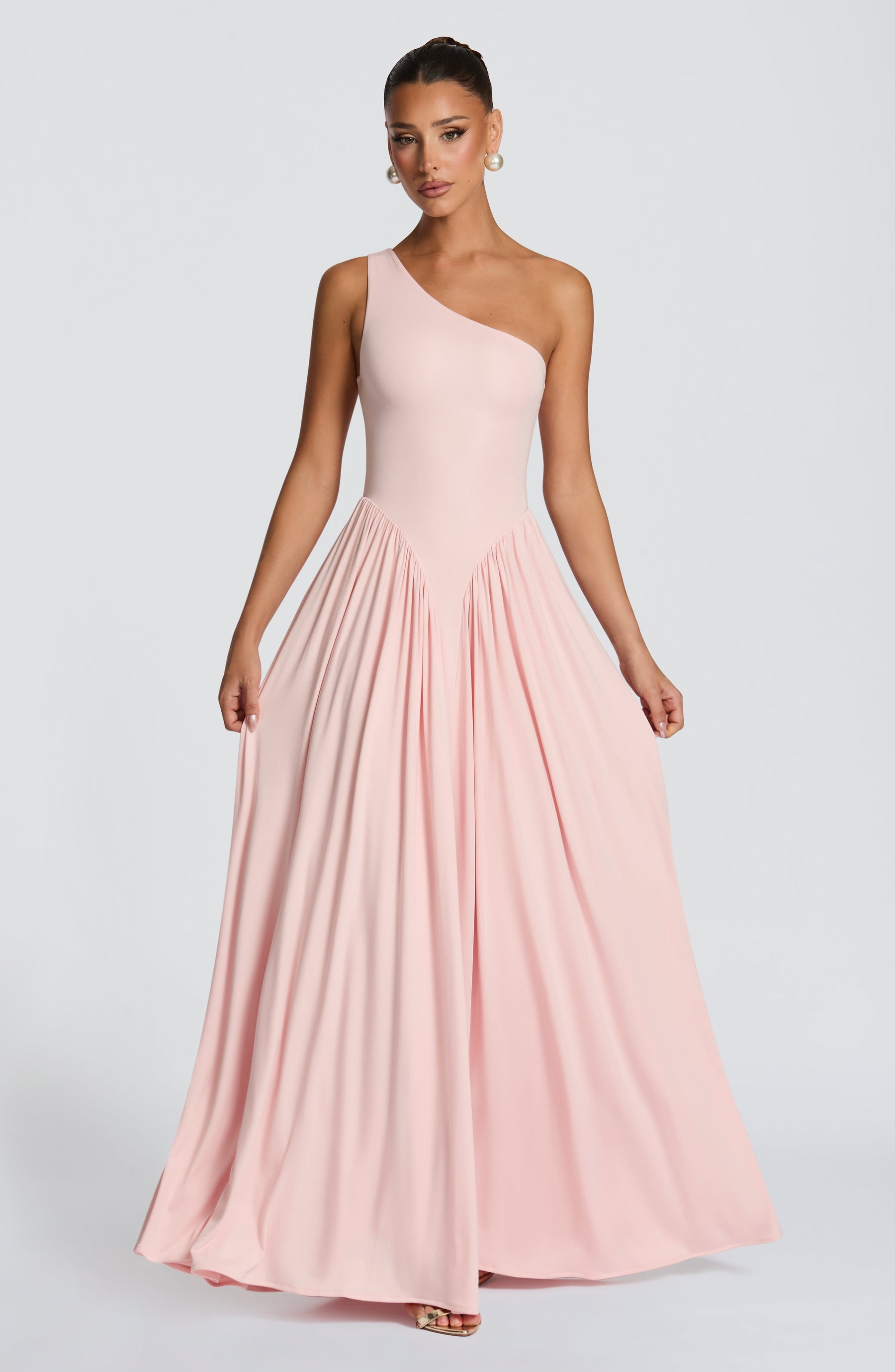 Vespera Maxi Dress - Soft Blush Ryvelle
